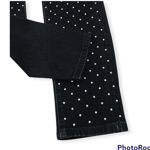 BDG Brand New Women’s Blue Beaded High Rise Cigarette Ankle Jeans Size 27 - Picture 6 of 8